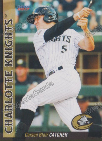 2017 Charlotte Knights Carson Blair