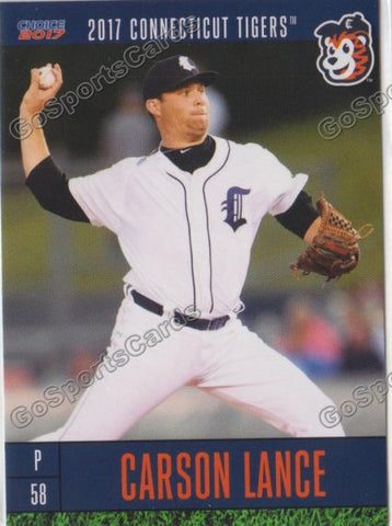 2017 Connecticut Tigers Carson Lance
