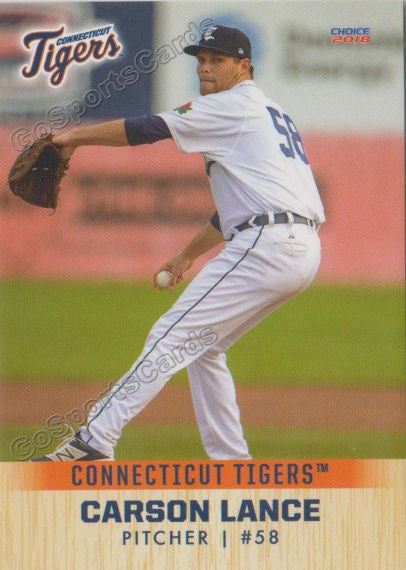 2018 Connecticut Tigers Carson Lance