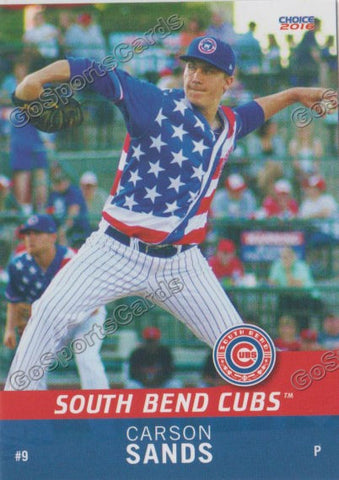 2016 South Bend Cubs Carson Sands