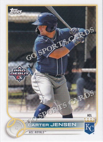 2022 Topps Pro Debut Carter Jensen PD-100