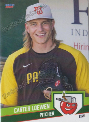 2021 Fort Wayne TinCaps Carter Loewen