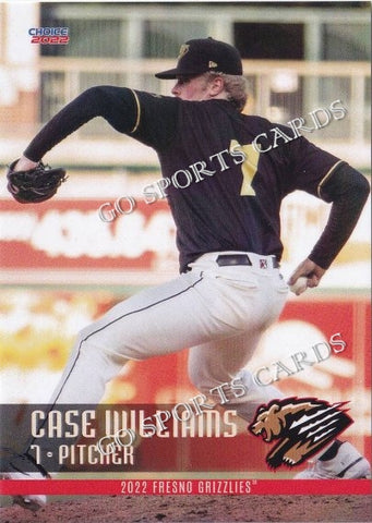 2022 Fresno Grizzlies Case Williams