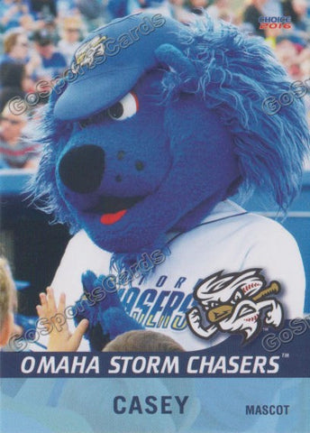2016 Omaha Storm Chasers Casey Mascot