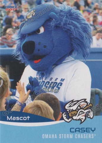 2017 Omaha Storm Chasers Casey Mascot