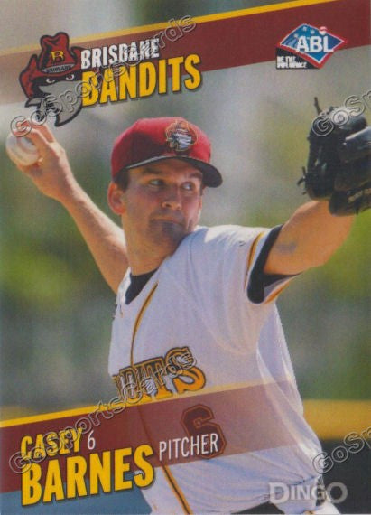 2013-2014 Brisbane Bandits ABL Casey Barnes