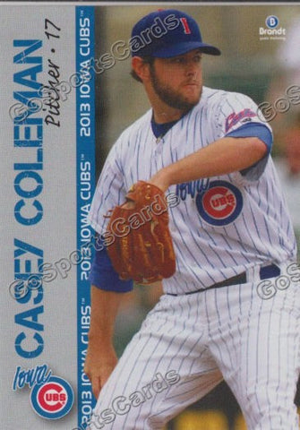2013 Iowa Cubs Casey Coleman