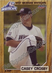 2009 West Michigan WhiteCaps Casey Crosby