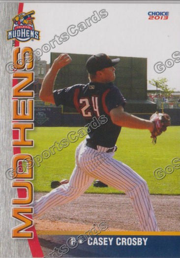 2013 Toledo Mud Hens Casey Crosby