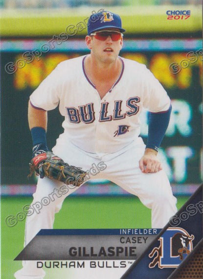 2017 Durham Bulls Casey Gillaspie