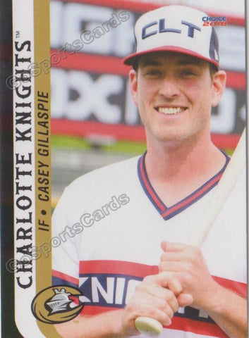 2018 Charlotte Knights Casey Gillaspie