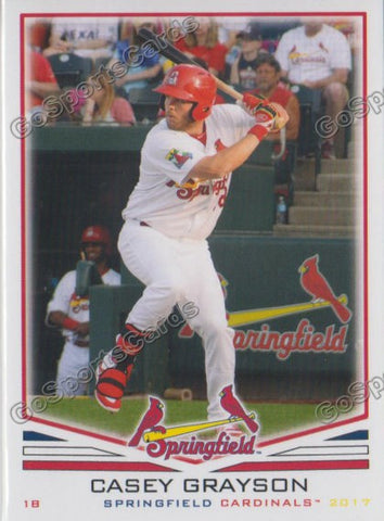 2017 Springfield Cardinals Casey Grayson