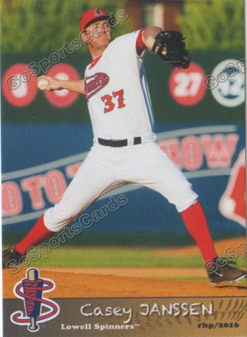 2016 Lowell Spinners Casey Janssen