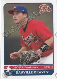 2012 Danville Braves Casey Kalenkosky