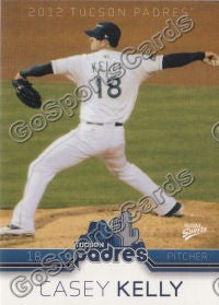 2012 Tucson Padres Casey Kelly