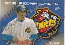 2012 Peoria Chiefs Casey Kopitzke