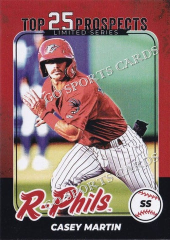 2022 Reading Fightin Phils Top 25 Prospects Casey Martin