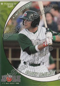 2012 Fort Wayne Tincaps Casey McElroy