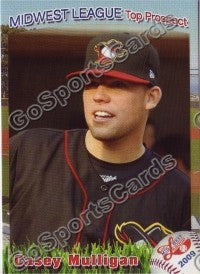 2009 MidWest League Top Prospects Casey Mulligan