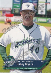 2012 Vermont Lake Monsters Casey Myers