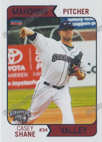 2015 Mahoning Valley Scrappers Casey Shane