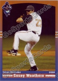 2008 Tulsa Drillers Casey Weathers