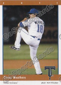 2011 Tulsa Drillers Casey Weathers