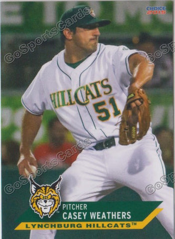 2015 Lynchburg Hillcats Casey Weathers