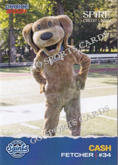 2021 St Paul Saints SGA Cash Mascot