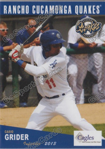 2013 Rancho Cucamonga Quakes Casio Grider