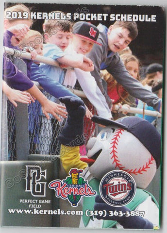 2019 Cedar Rapids Kernels Pocket Schedule