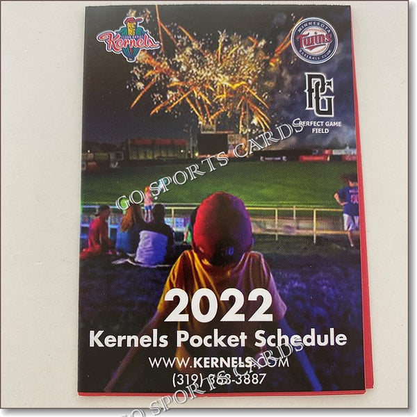 2022 Cedar Rapids Kernels Pocket Schedule B