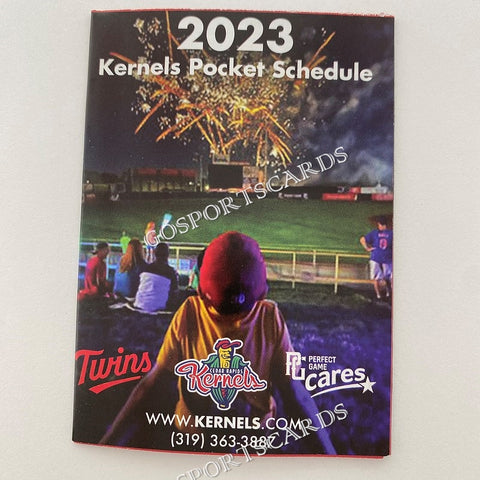 2023 Cedar Rapids Kernels Pocket Schedule