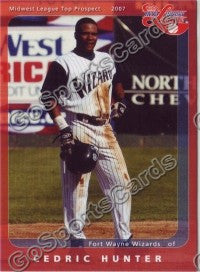 2007 Midwest League Top Prospects Cedric Hunter