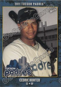 2011 Tucson Padres Cedric Hunter