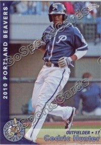 2010 Portland Beavers Cedric Hunter
