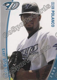 2008 Dunedin Blue Jays Celson Polanco