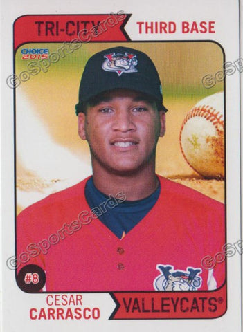 2015 Tri City ValleyCats Cesar Carrasco