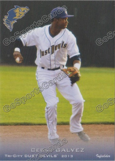 2013 Tri City Dust Devils Cesar Galvez