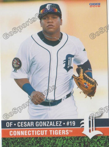 2016 Connecticut Tigers Cesar Gonzalez