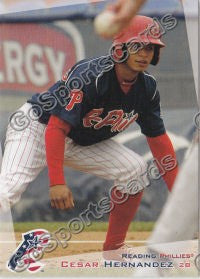 2012 Reading Phillies 2nd Cesar Hernandez
