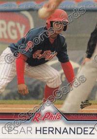2012 Reading Phillies Cesar Hernandez