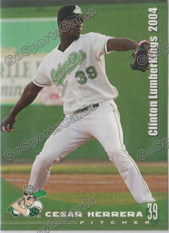 2004 Clinton Lumberkings Cesar Herrera