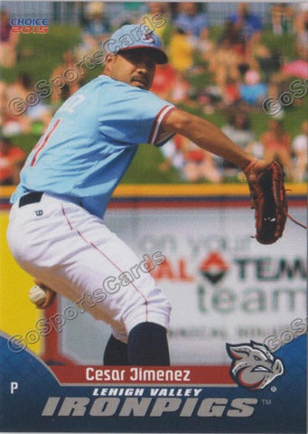 2015 Lehigh Valley IronPigs Cesar Jimenez 1st