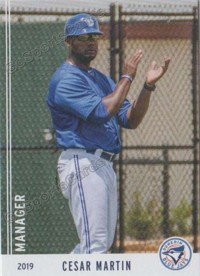 2019 Dunedin Blue Jays Cesar Martin