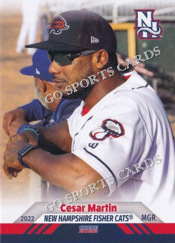 2022 New Hampshire Fisher Cats Cesar Martin