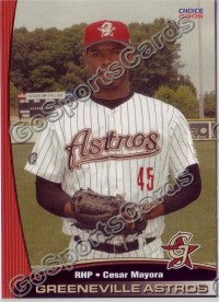 2005 Greeneville Astros Cesar Mayora