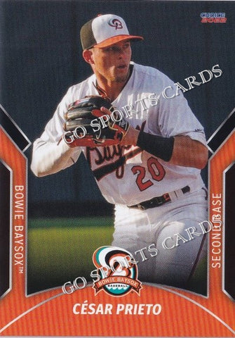 2022 Bowie Baysox Cesar Prieto