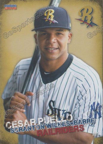 2016 Scranton Wilkes Barre RailRiders Cesar Puello