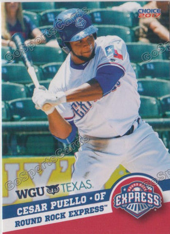 2017 Round Rock Express Cesar Puello